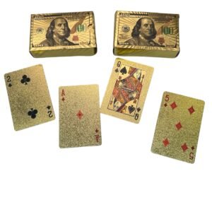 CARTAS 2 BARJAS DE POKER DORADO